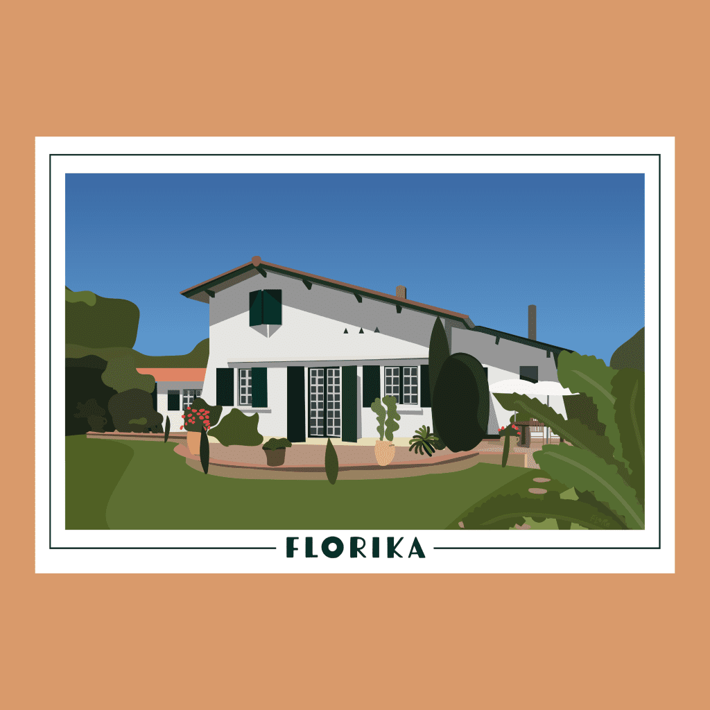 Illustration maison basque